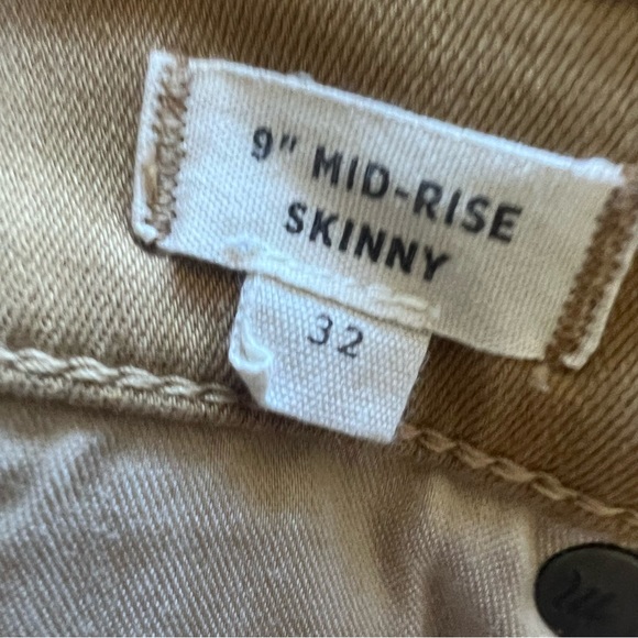 Madewell Jeans 9” Mid Rise Skinny Button Fly Denim Stretch - Picture 7 of 8